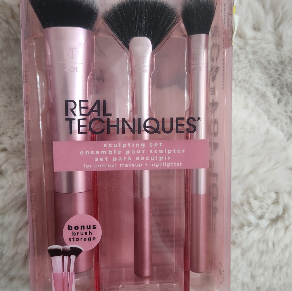 NEW Real Techniques Pink Makeup Brush Set